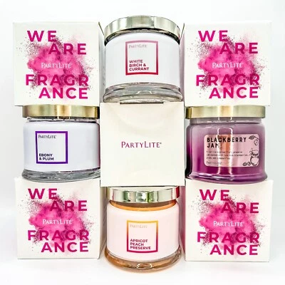 PARTYLITE DUFTKERZE 3-Docht-Duftwachsglas Duftwachs "Duftbombe" Geruchskiller - Bild 1 von 4