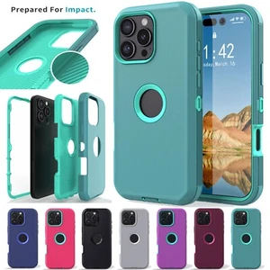 For Apple iPhone 16/pro/pro max/plus/16e Phone Case Rugged Shockproof Cover - Bild 1 von 95