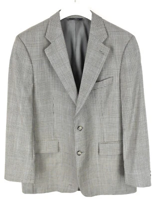 BROOKS BROTHERS 346 Blazer Men's (UK) 41 Cashmere Wool Glen Plaid Notch-Lapel - Image 1 of 4