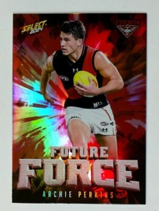 2024 Select AFL Future Force FF25 ARCHIE PERKINS ESSENDON - Imagen 1 de 3