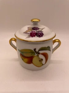 Royal Worcester Evesham con tapa de mermelada de azúcar forma 29 talla 6, etiqueta original - Imagen 1 de 5