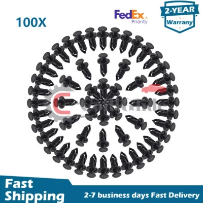 100 peças clipes rebites prendedor de retenção para Honda Rancher Foreman Rubicon Rincon - Imagem 1 de 4