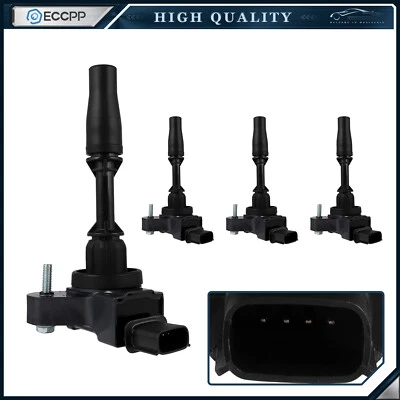 4 bobinas de encendido ECCPP para 13-19 Cadillac ATS 2,0 L 17-20 Buick Envision 2,5 L L L4 Foto 1 de 4