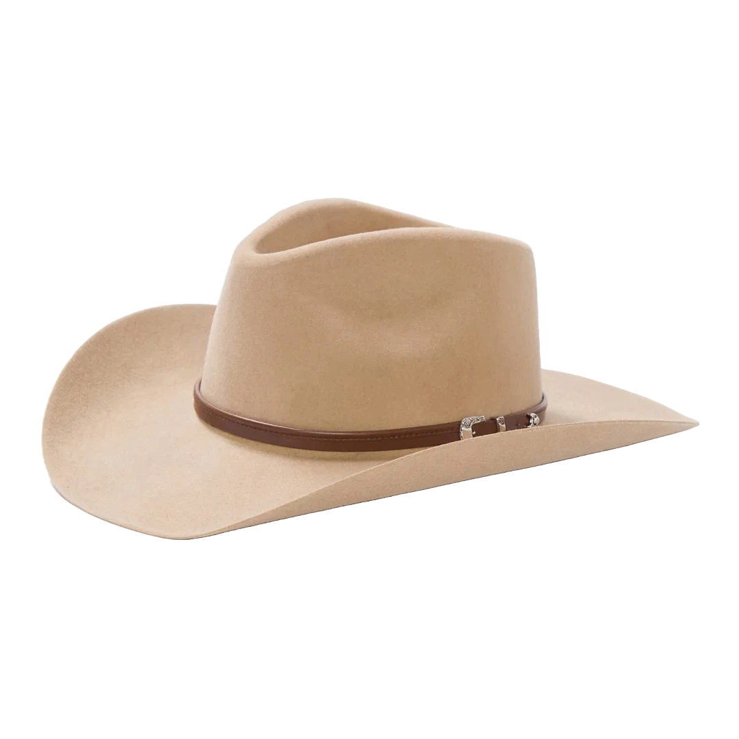 【美品】stetson 7X Vintage Stetson 7x Shantung Straw Cowboy Hat Feather Stetson Brand
