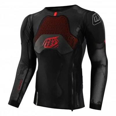Troy Lee (MX25) Motocross Armour, Jacket - STAGE Ghost D3O Long Sleeve - Black — 第 1/4 张图片