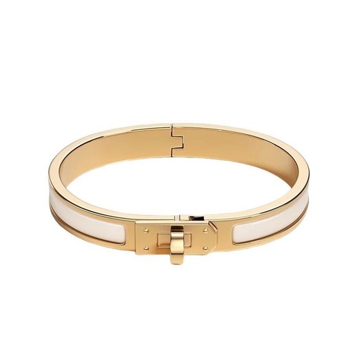 HERMÈS Bracciale Hermes Mini Click Kelly Oro Crema H200004F 85PM 112697213