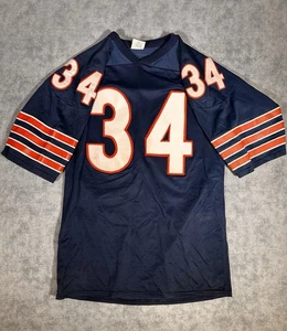 Maglia calcio vintage Chicago Bears #34 Walter Payton Venus abbigliamento sportivo - Foto 1 di 4