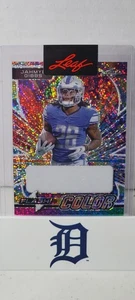 Leaf PROOF 1/1 FLASH JAHMYER GIBBS "FLASH COLOR" DETROIT LIONS SUPERSTAR - Picture 1 of 2