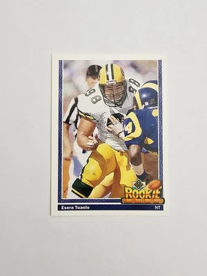 1991 Upper Deck Rookie Force #635 Esera Tuaolo Green Bay Packers Football Card - Image 1 of 2