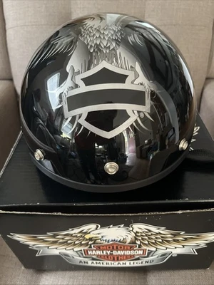 2004 Harley Davidson Eagle XxL Half Helmet | DOT Compliant - Image 1 of 4