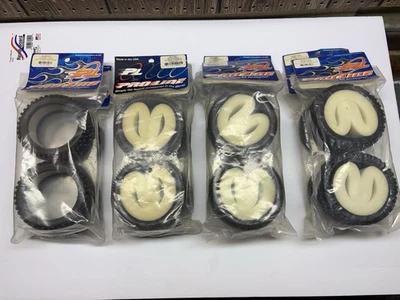 proline 1/8 scale buggy tires 4 Complete Sets New Proline Tekno - Image 1 of 4