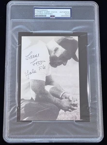 Carm Cozza "Yale Football Coach 10x Ivy League Champ HOF" Signed Photo Auto PSA - Picture 1 of 6