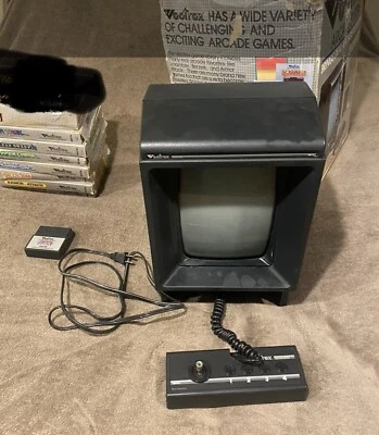 Paquete de Consola Sistema Arcade Vectrex Original con Controlador y 8 Juegos Foto 1 de 2