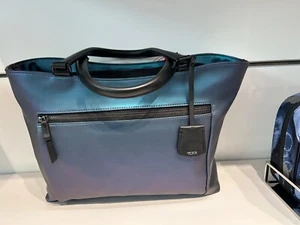 NEW Tumi Voyageur CATARINA MEDIUM Tote Laptop Carryall Bag - IRIDESCENT BLUE - Picture 1 of 4