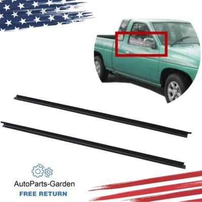 Cinturón de sellado de goma para ventana climática de puerta exterior para camioneta Nissan D21 carrocería rígida 1990 Foto 1 de 4