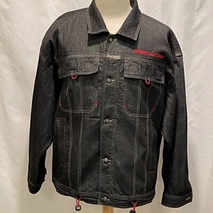 Johnny Blaze Dark Denim Jeansjacke mit Knopfleiste XXL - Bild 1 von 24