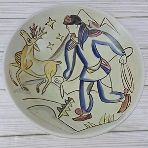 Rorstrand Carl Harry Stalhane Laponder Reno Cuenco Pintado a Mano MCM - Imagen 1 de 4