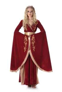 Ladies Medieval Fantasy Queen Costume - Picture 1 of 2
