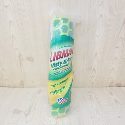 Libman Nitty Gritty 10 In. Sponge Roller Mop Refill #02011 New Sealed  - Image 1 of 4