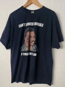 Camiseta gráfica CAN'T LOW MORAL IF THERE ISN'T ANY para hombre talla XL (C5) - Imagen 1 de 5
