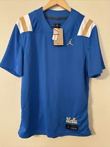 Jordan NCAA UCLA Bruins CUSTOM NIL FOOTBALL Blank JERSEY Blue Sz Small DX2333 - Picture 1 of 4