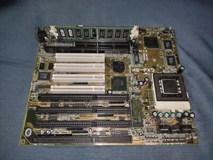 ABit AB-PX5 AT Motherboard Socket 7 Intel Pentium 166 MMX PCI ISA Retro Vintage - Photo 1/13