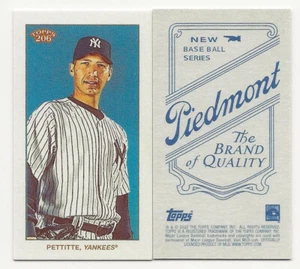 2022 Topps T-206 Wave 5 ~ ANDY PETTITTE ~ Piedmont Back Parallel NY Yankees - Picture 1 of 1