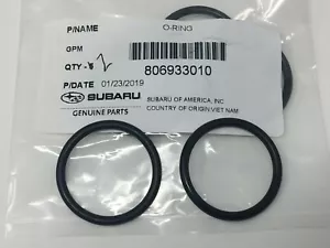 Subaru Impreza WRX STi TURBO Water Transfer Pipe O-Ring SET 2 806933010 Genuine - Picture 1 of 1