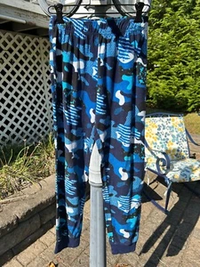 Circo Boy`s Pajama pants Knit sleep pants Boys Large Fleece Blue Camo - Picture 1 of 8