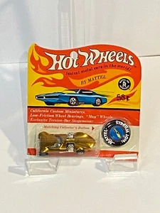 Vintage Hot Wheels Red Lines Blister Pack Twinmill Honey Gold - Picture 1 of 13