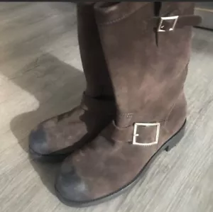 Jimmy Choo Suede Biker Boot EU 39 - Picture 1 of 4