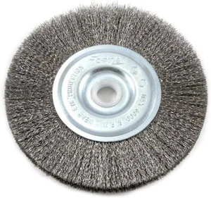 Forney 72743 Wire Wheel Brush, Fine Crimped with 1/2-Inch and 5/8-Inch Arbor, - Picture 1 of 4