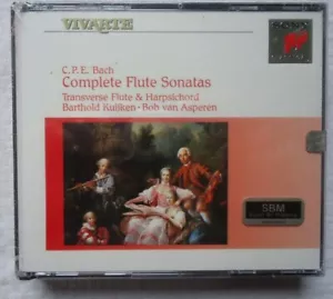 C.P.E. Bach: Complete Flute Sonatas (CD, Nov-1993, 2 Discs, Sony Music SBM NEW - Imagen 1 de 4