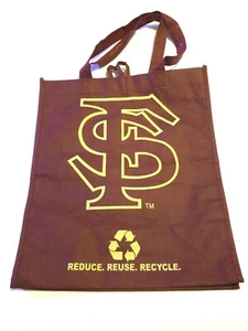 FSU Seminoles Reutilizable Bolsa de Regalo Bolso Semínolas Fútbol Compras Viaje Reciclar - Imagen 1 de 3