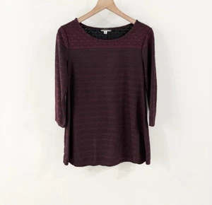 NWT Sophie Max Jessica Tunic Purple Black Size XS - Picture 1 of 6