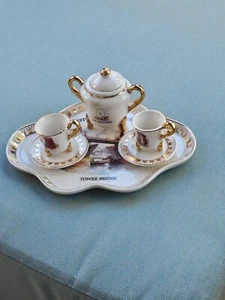 Puppenhaus Kaffee Servier Keramik Set "Historical London" - Bild 1 von 8