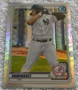 Bowman Draft Jasson Dominguez 2020 #BD-151 refractor cromado New York Yankees - Imagen 1 de 2