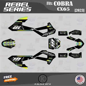 Kit Gráficos para Cobra CX65 CX 65 (2022-2025) Rebel - LIME - Imagen 1 de 6