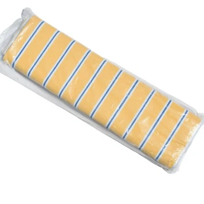 Outdoor Canvas Fabric Yellow White Blue New Bolt 20 Yards 32" Wide CPE Union Hil - Image 1 of 4