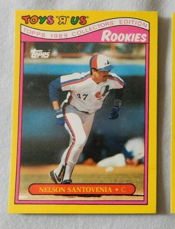 1989 Toys R Us #25 Nelson Santovenia Montreal Expos Baseball Card - Image 1 of 1