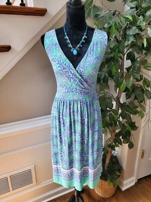 Vestido para mujer Old Navy cachemir rayón cuello en V sin mangas hasta la rodilla talla X-grande Foto 1 de 4