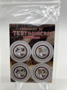 Promo Tokens for board game Founders of Teotihuacan A Tile Laying Game - New - Picture 1 of 2