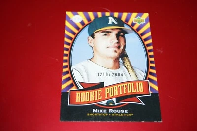 2004 UPPERDECK ROOKIE PORTFOLIO #155 MIKE ROUSE 1210/2004 - Image 1 of 2