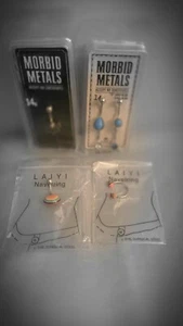 Morbid Metals + Laiyi Stainless Steel Belly Button 14g - 7 pieces - Picture 1 of 6