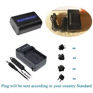 Battery NP-FH40 1150mAH for Sony NP-FH50 NP-FH30 NP-FH70 NP-FH100 /Charger Kits - Picture 1 of 33