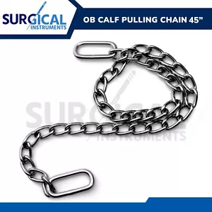 OB Chain Calf Pulling 45", Goat, Cow, Cattle Delivery Instruments for Dairy Farm - Picture 1 of 4