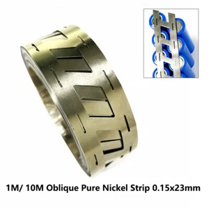 1M/10M Oblique Nickel Strip 0.15x23mm for Battery Pack Spot Welding & Soldering~ - Picture 1 of 14