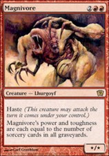 1x Magnivore NM, English MTG 9th Edition