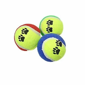 3er-Pack Jumbo Haustier Hund TENNISBÄLLE Werfen Training Stark Outdoor Garten Park Spaß Spielzeug - Bild 1 von 8