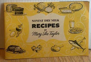 Recetas de leche seca sin grasa Mary Lee Taylor - 1953 - Pet Milk, Co. Publicidad - Imagen 1 de 6